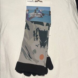 OrrinSports Athletic Five Toe Socks Large US Men 10-12, Women 11+